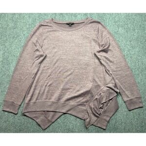 DG2 By Diane Gilman Blouse Womens XL Purple Long Sleeve Stretch Pullover Top